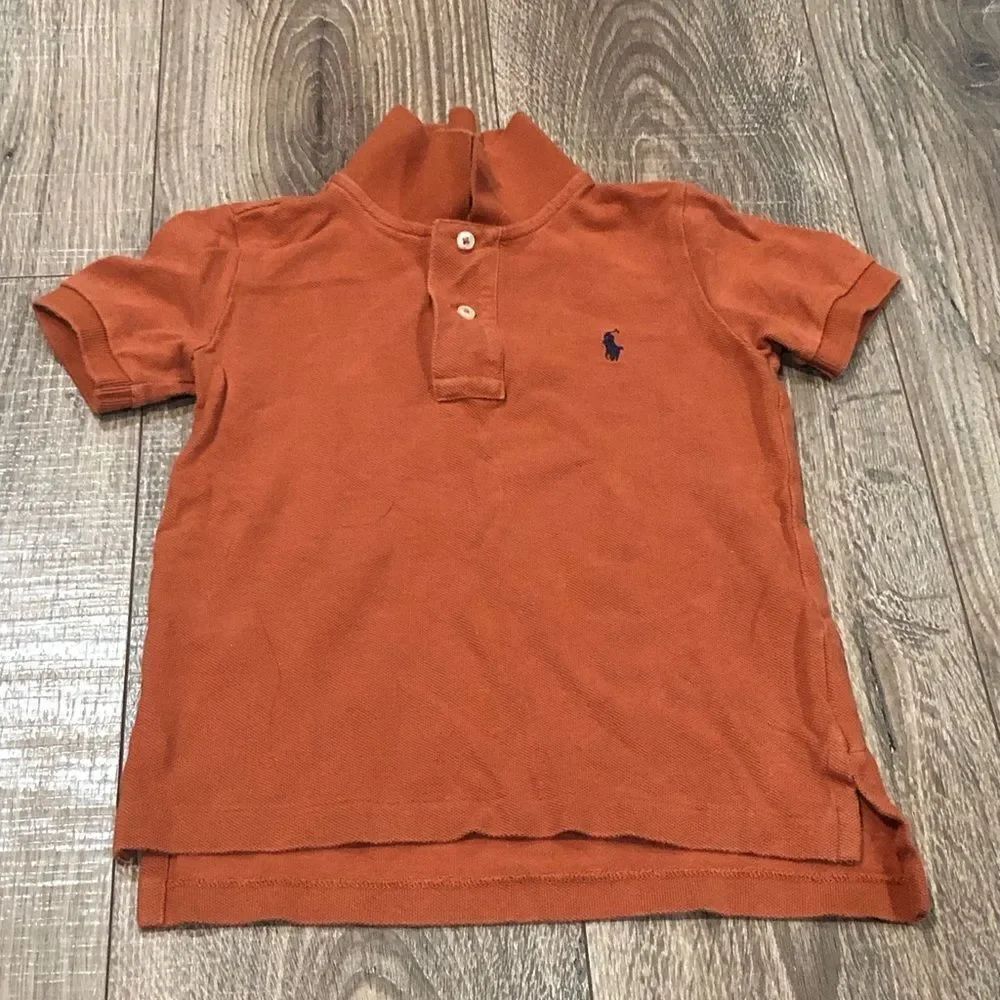 Boys Polo by Ralph Lauren Size 3/3T Rust Polo Shirt